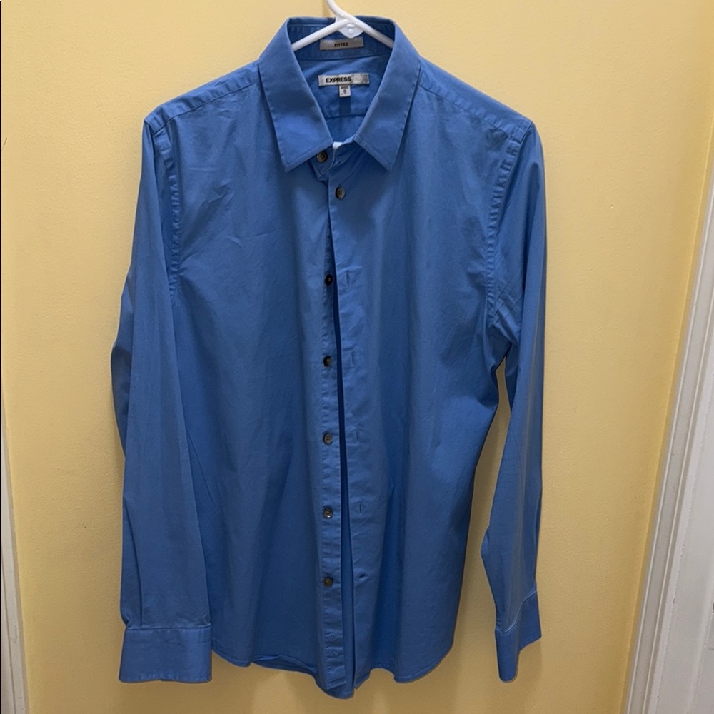 Lands' End Men's Blue Shirt